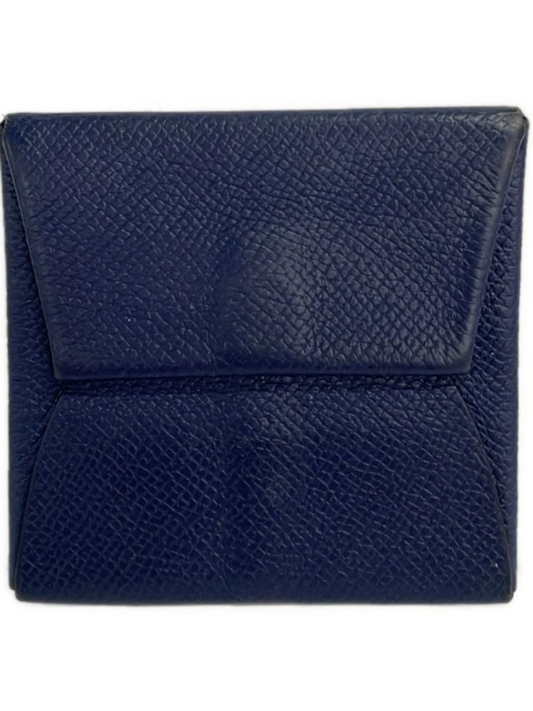 Hermes Bastia Blue Nuit Veau Epsom T Coin Case